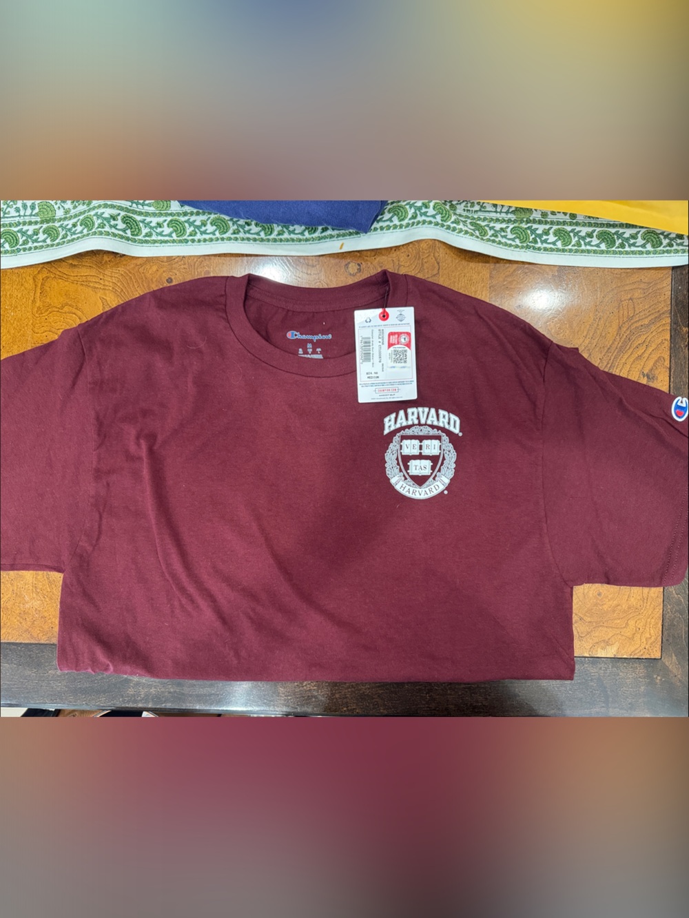 Champion Unisex Harvard Maroon Crewneck Shirt